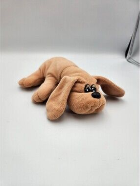 Vintage 1985 Tonka Pound Puppies Newborns Tan Plush Stuffed Animal Dog 7.5" - D3